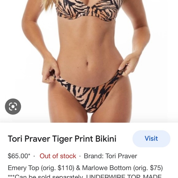 🐯🖤tori praver bikini top ⭐️🖤 - Picture 6 of 10